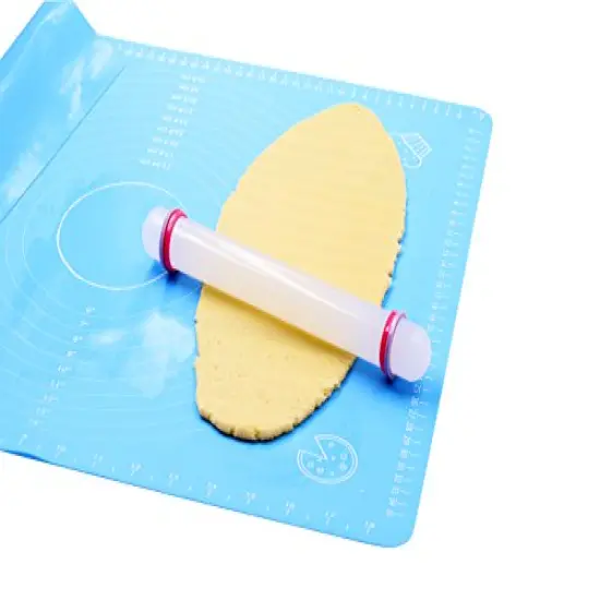 JOYIN 13 Pcs Stainless Steel Christmas Cookie Cutters with Comfort Grip 3.5&iacute; plus a Rolling Pin for Large Holiday Cookies, Snowflake Cookies, Gingerbread Man Cookies, Christmas Party and Baking Gift {3}