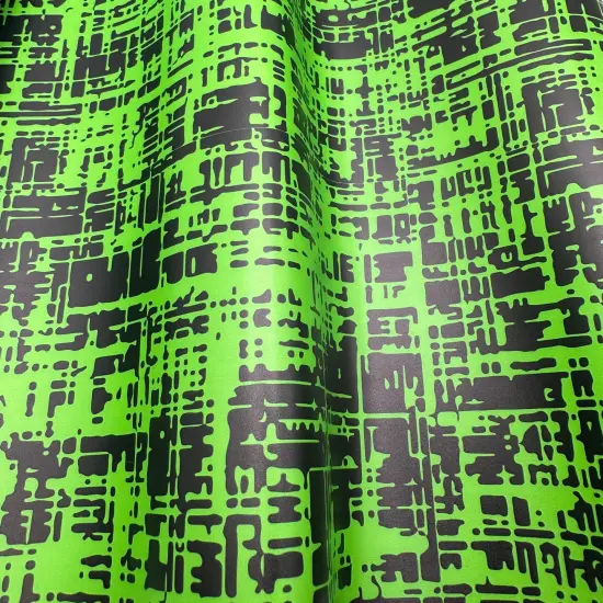 Lime Grunge Frosted Jelly Print Vinyl {2}