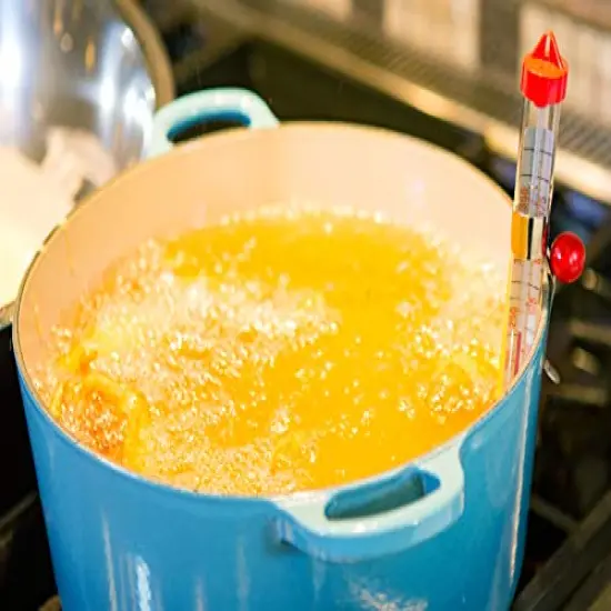 Precision Classic Candy/Deep Fry/Confection Glass Thermometer, Red/Clear {4}