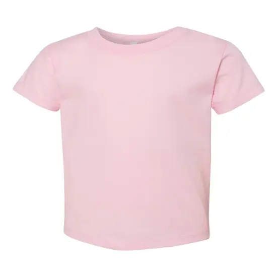 BELLA + CANVAS&reg; Toddler Jersey Crewneck Short Sleeve T-Shirt Pink {1}