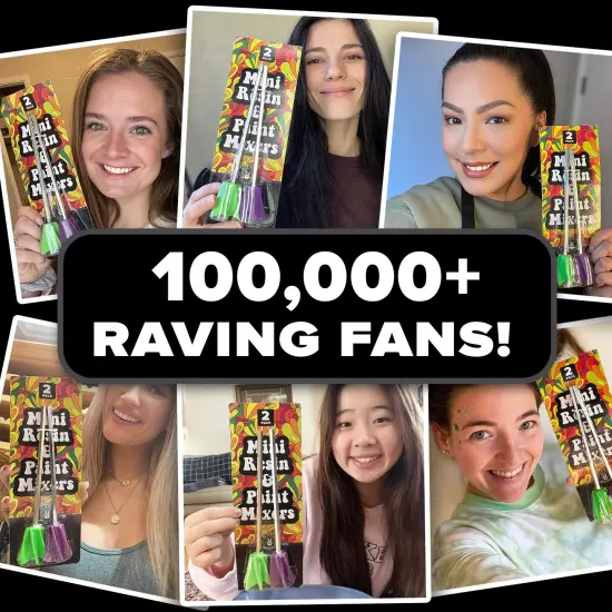 Art Resin Mixer Epoxy Mixer and Paint Mixer Drill Attachment Paint Stirrers for Drill Mud Mixer Quart or Gallon Mixing Tools Crafting Epoxy Resin Mini Drill Mixer Paddle {5}