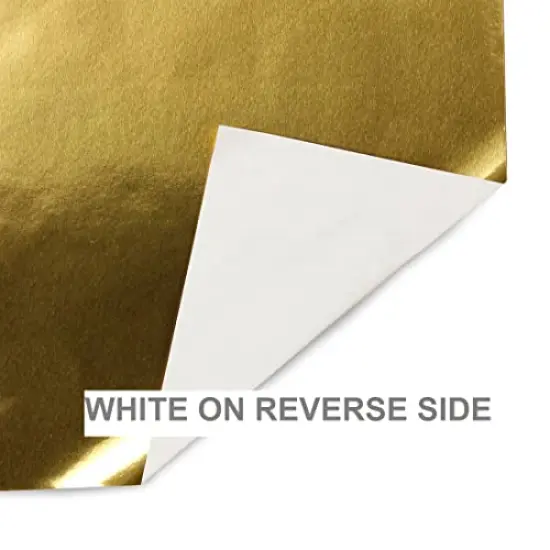 50 Sheets, Metallic Foil Paper 10 x 13 Inch,10" x 13", Gold {1}