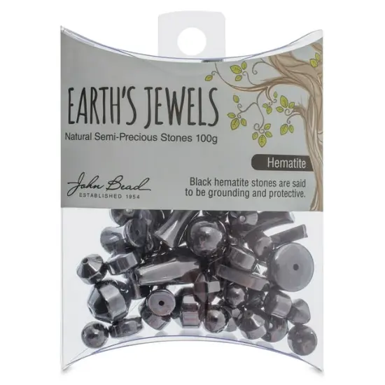 Earth's Jewels Hematite Natural Stone Bead Assortment {1}