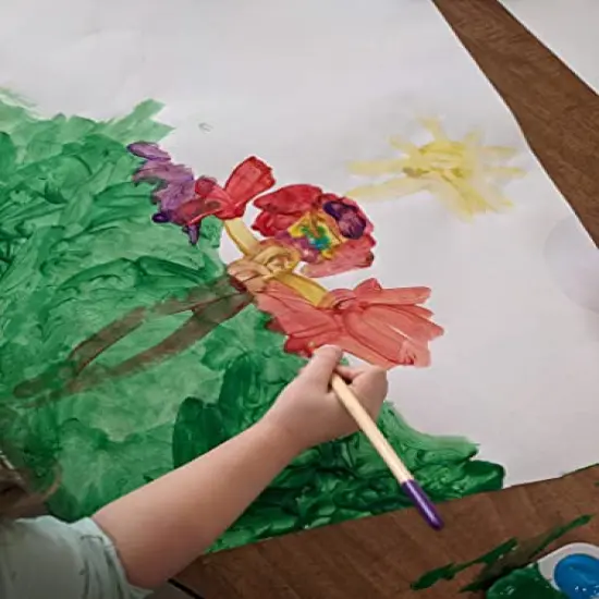 2 Pack of 18-Inch Easel Paper Roll for Arts & Crafts, Fits Most Standard Kids Easels, 100-Foot Rolls, 18"x100' {2}