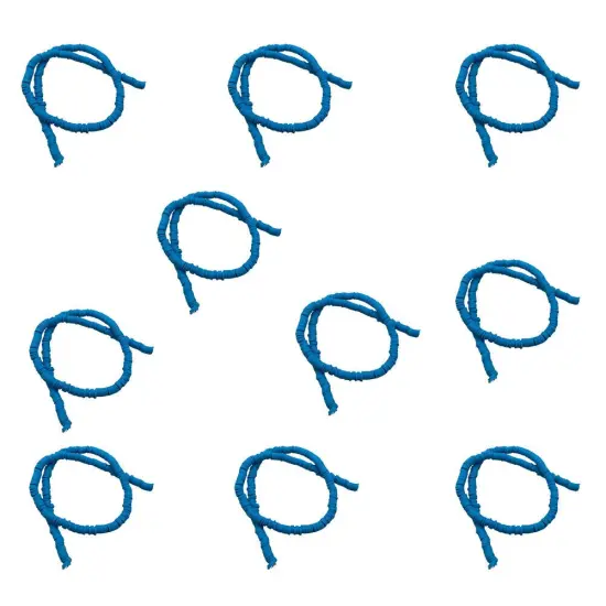 Kitcheniva 6mm Heishi Beads Clay Disc Flat Vinyl DIY Jewelry 10 Strands Sapphire blue {1}