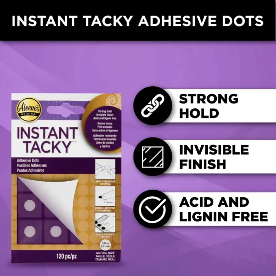 Instant Tacky Adhesive Dots 3/8 Inch 120 pc. (33186) {2}