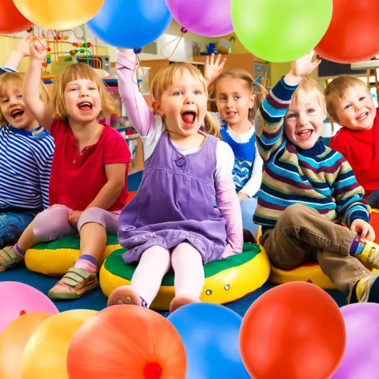 36 Pieces Punch Balloons Punching Balloon Heavy Duty Party Favors For Kids, Bouncy Balls with Rubber Band Handle for Birthday Party, Goodie Bag {1}