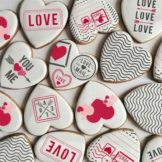 Love Mail Cookie Confection Collection 6 pc set {2}