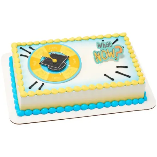 What Now? Grad Spinner DecoSet Cake Decoration {4}
