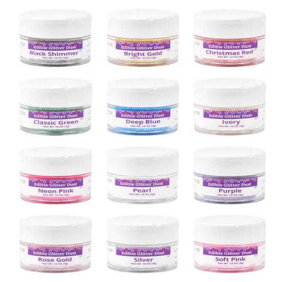 Edible Glitter Dust, 4g Soft pink {3}