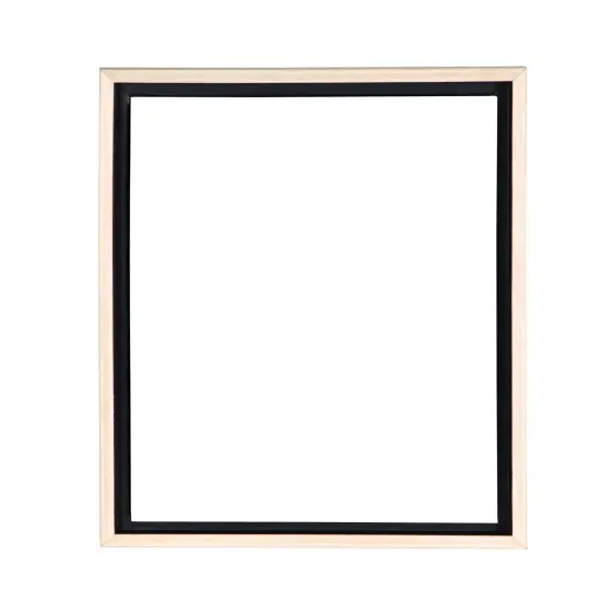 Creative Mark Illusions Floater Frame For 3/4" Deep Canvases -Natural - For Galleries & Home Decor - Wood Float Frame for Canvas Paintings- Complete Hanging Hardware {1}