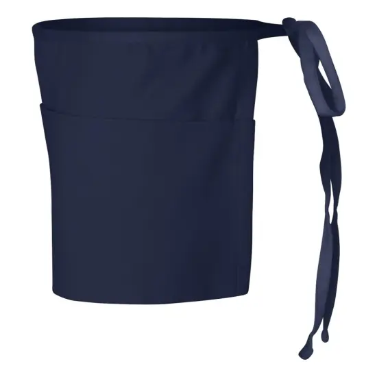 Q-Tees&reg; Waist Apron with Pockets Navy {6}