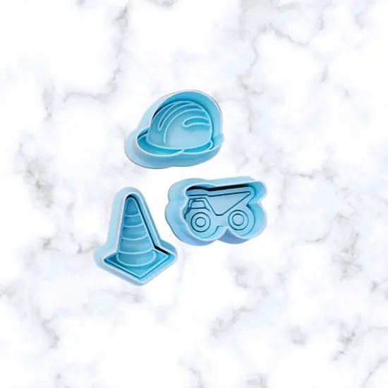 Construction Fondant / Cookie Cutter & stamp Set {3}