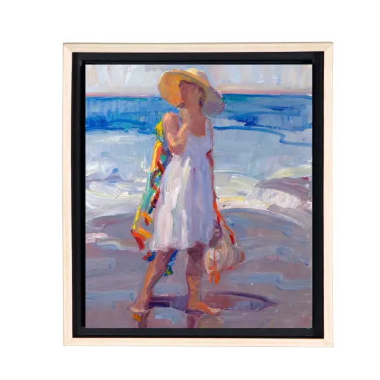 Creative Mark Illusions Floater Canvas Frame, Natural, 1-1/2 in - Pack of 6, Ideal for Galleries, Artists & Professionals, Frames for Canvas Paintings, Complete Hanging Hardware {3}