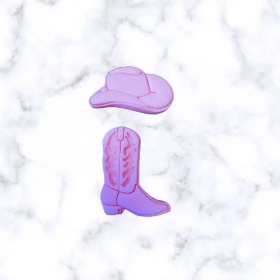 Cowboy Boot and Hat cookie cutter set {2}