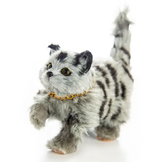 The Queen's Treasures 18 Inch Doll Pet Realistic Grey Striped Kitty Cat {4}