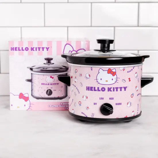 Uncanny Brands Hello Kitty 2 QT Slow Cooker {2}