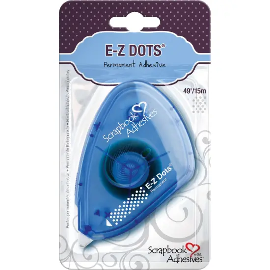 Scrapbook Adhesives E-Z Dots Dispenser-Permanent, .375"X49' {1}