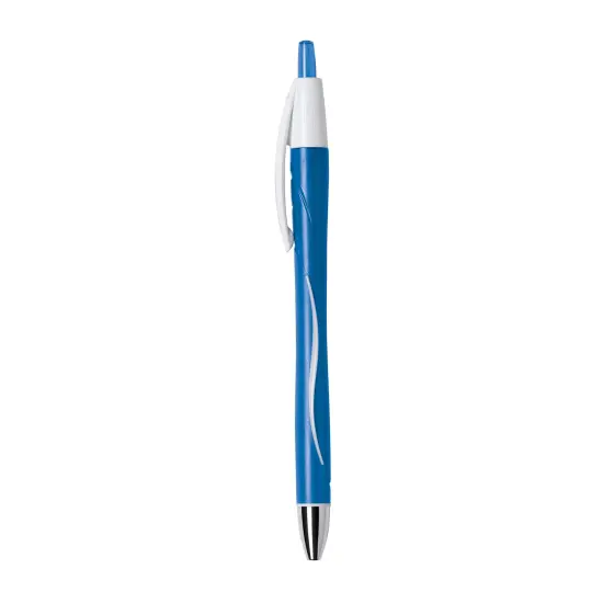 BIC Glide Exact Blue Retractable Ballpoint Pens, Fine Point (0.7mm), 12-Count Pack, Ultra Smooth Writing Blue Pens {4}