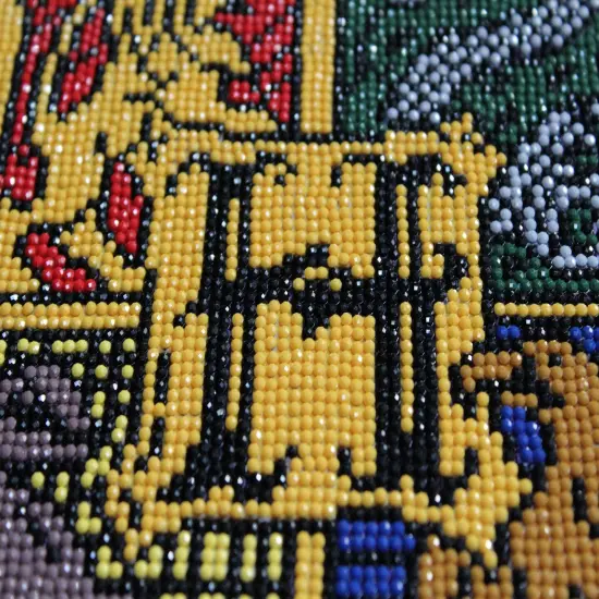 Camelot Dots Diamond Art Kit 20.4"X27.5"-Harry Potter - Hogwarts Crest {5}