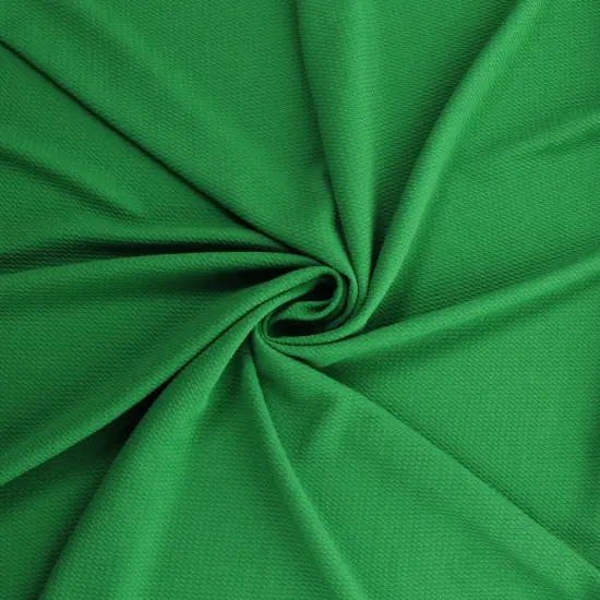 Solid 4 way Stretch Liverpool Bullet Fabric Emerald Green {2}