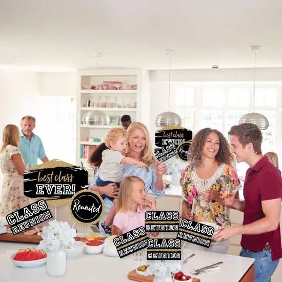 Big Dot of Happiness Reunited - School Class Reunion Party Centerpiece Sticks - Showstopper Table Toppers - 35 Pieces {6}