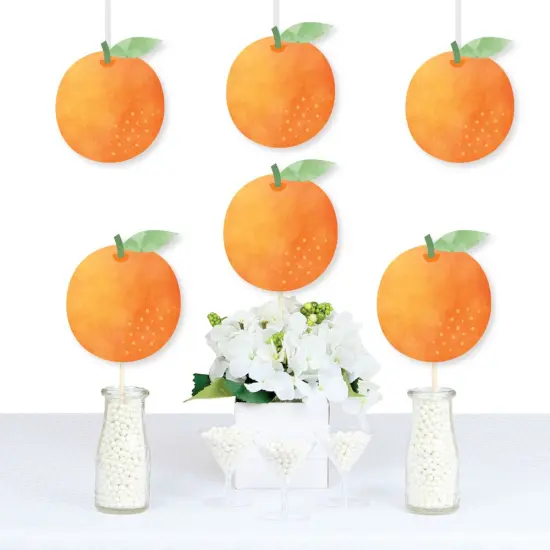 Big Dot of Happiness Little Clementine - Decorations DIY Orange Citrus Baby Shower or Birthday Party Essentials - Set of 20 {1}
