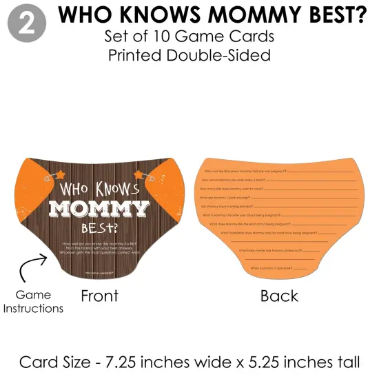 Big Dot of Happiness Gone Hunting - 4 Deer Hunting Camo Baby Shower Games - 10 Cards Each - Gamerific Bundle {7}