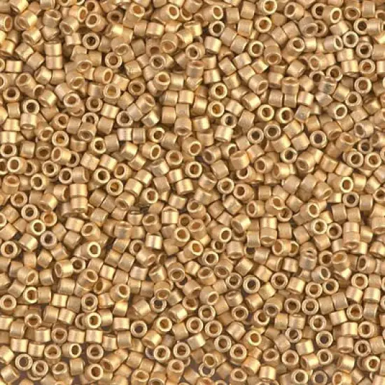 Miyuki Delica Bead 11/0 - DB0331 - Matte 24kt Gold Plated {1}