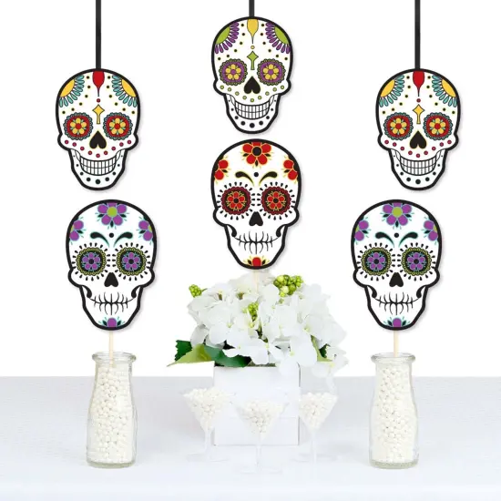 Big Dot of Happiness Day of the Dead - Sugar Skull Decorations DIY Party Essentials - Set of 20 {1}