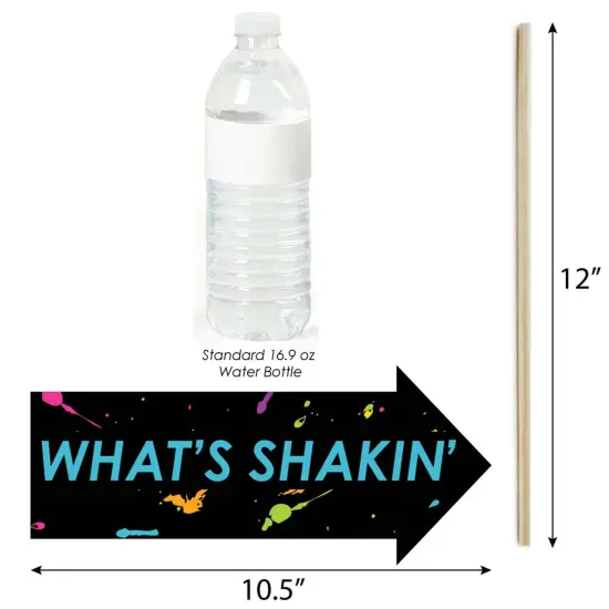 Big Dot of Happiness Funny 80's Retro - Photo Booth Props Kit - 10 Piece {4}