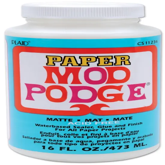 Plaid Mod Podge Paper Matte Finish-16oz {1}