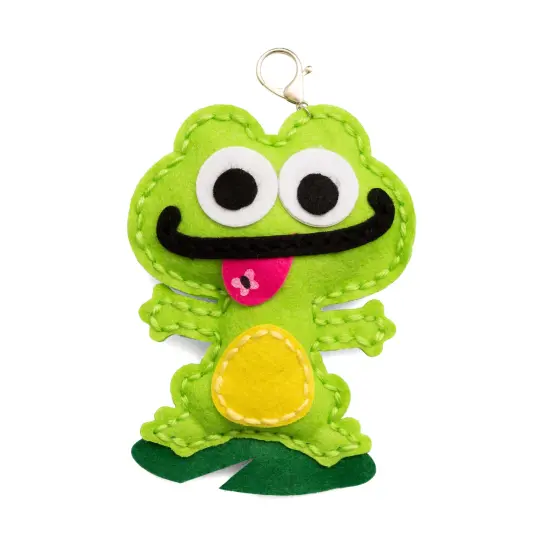 Colorbok Sew Cute! Felt Keychain-Frog {3}