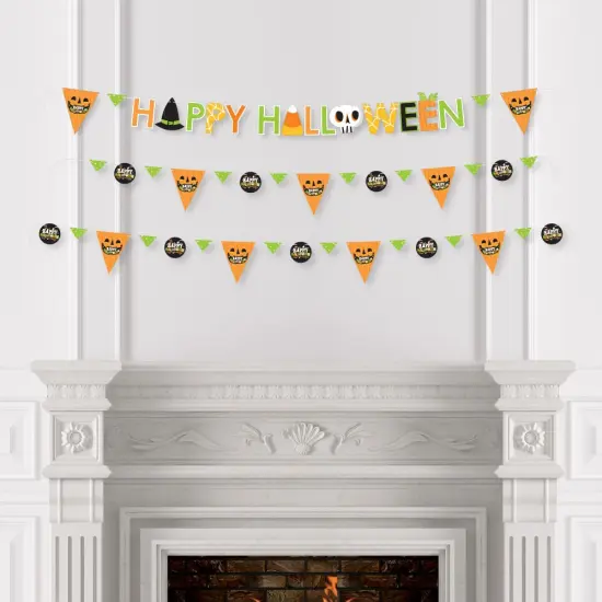 Big Dot of Happiness Jack-O'-Lantern Halloween - Kids Halloween Party Letter Banner Decoration - 36 Banner Cutouts and Happy Halloween Banner Letters {4}