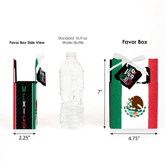 Big Dot of Happiness Viva Mexico - Mexican Independence Day Party Favor Boxes - Set of 12 {3}
