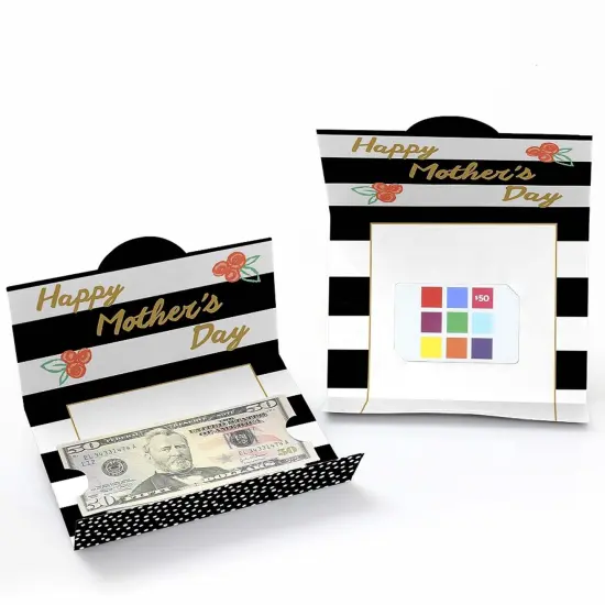 Big Dot of Happiness Best Mom Ever - Mother's Day Money and Gift Card Holders - Set of 8 {3}