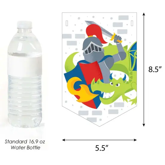 Big Dot of Happiness Calling All Knights and Dragons - Medieval Party Bunting Banner - Party Decorations - Hear Ye Hear Ye Let's Party {3}