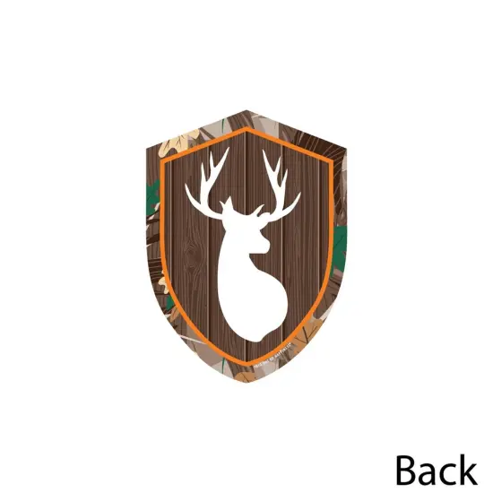 Big Dot of Happiness Gone Hunting - Decorations DIY Deer Hunting Camo Baby Shower or Birthday Party Essentials - Set of 20 {4}