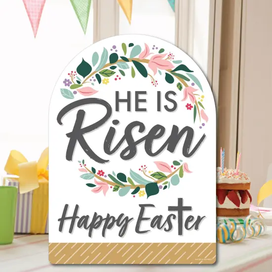 Big Dot of Happiness Religious Easter - Party Decorations - Christian Holiday Party Welcome Yard Sign {7}