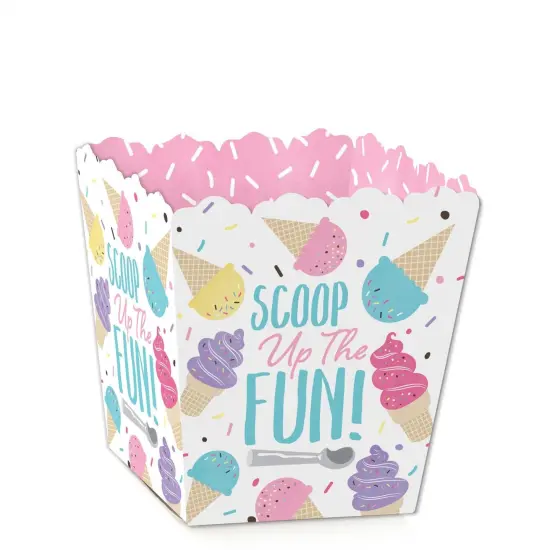 Big Dot of Happiness Scoop Up The Fun - Ice Cream - Party Mini Favor Boxes - Sprinkles Party Treat Candy Boxes - Set of 12 {1}