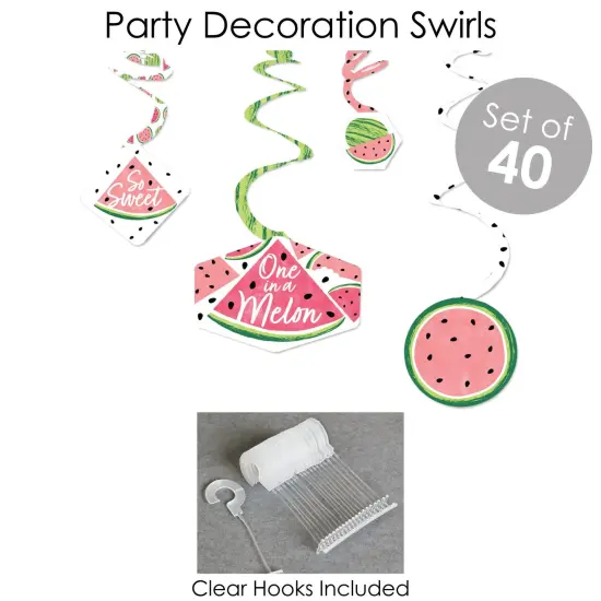 Big Dot of Happiness Sweet Watermelon - Fruit Party Supplies - Banner Decoration Kit - Fundle Bundle {6}