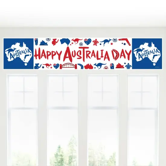 Big Dot of Happiness Australia Day - G'Day Mate Aussie Party Decorations Party Banner {6}