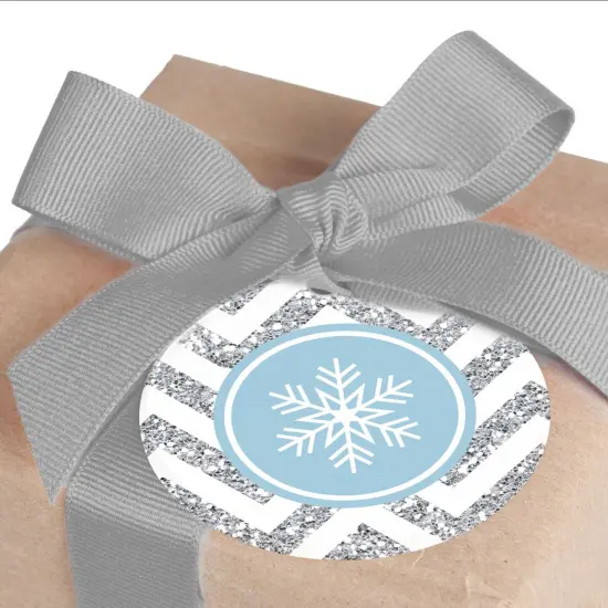 Big Dot of Happiness Winter Wonderland - Snowflake Holiday Party and Winter Wedding to and from Gift Tags (Set of 20) {3}