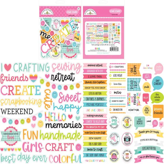 Doodlebug Odds & Ends Chit Chat Die-Cuts-Cute & Crafty {1}
