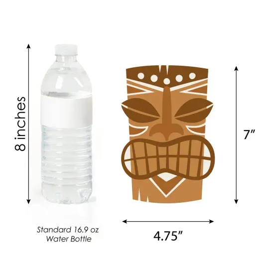 Big Dot of Happiness Tropical Luau - Tiki Decorations DIY Hawaiian Beach Party Essentials - Set of 20 {6}