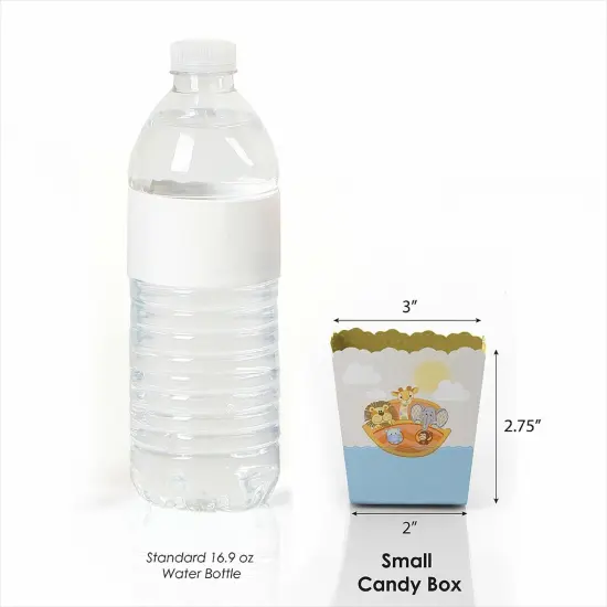 Big Dot of Happiness Noah's Ark - Party Mini Favor Boxes - Baby Shower or Birthday Party Treat Candy Boxes - Set of 12 {4}