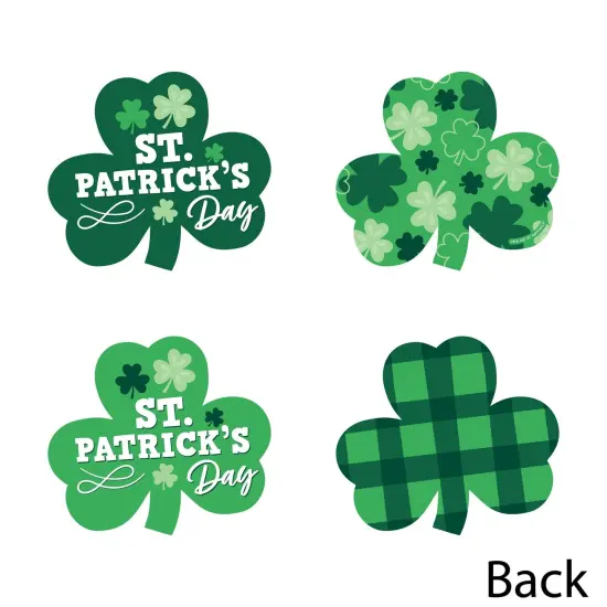 Big Dot of Happiness Shamrock St. Patrick's Day - Decorations Saint Paddy's Day Party Essentials - Set of 20 {4}