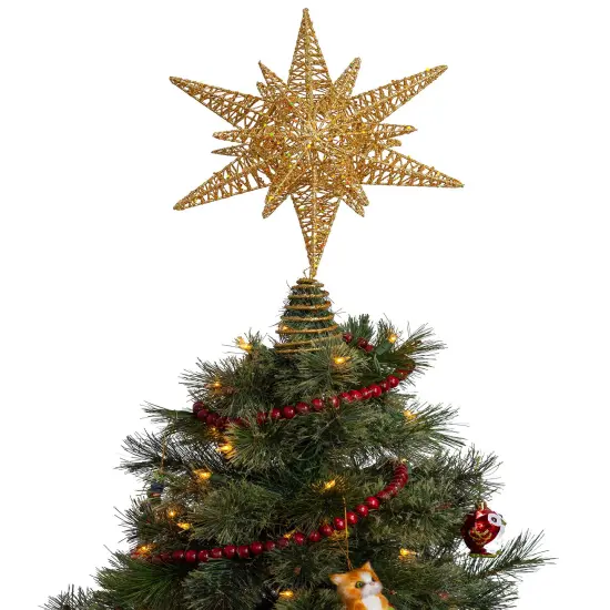 Ornativity Red Cranberry Wooden Garland - Rustic Red Wood Beaded Christmas Tree Decorations Garland Bead Strand {2}