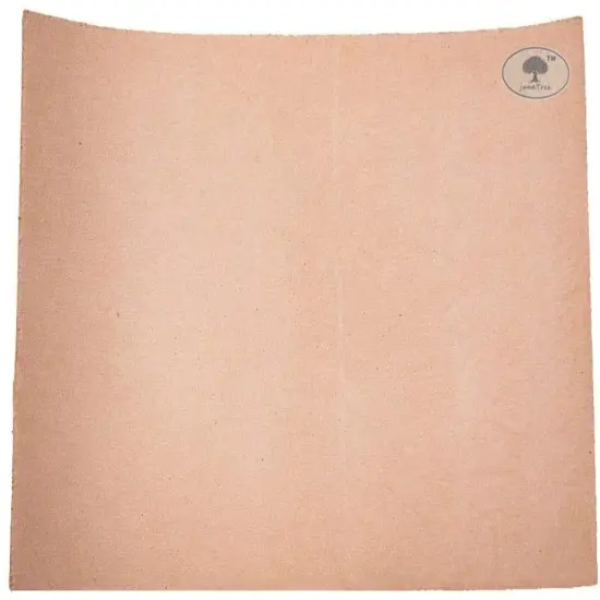 Veg-Tanned Cowhide Leather Piece for Tooling Crafting Hobby Workshop Medium Weight (3.5 to 4.0 mm) Pre-Cut (5.1"x8.3") {3}