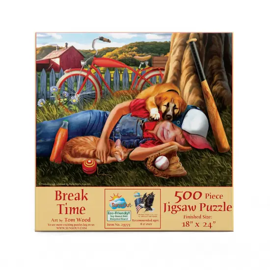 Sunsout Break Time 500 pc Jigsaw Puzzle 29773 {4}